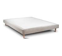 Sommier Tapissier Bouclette Beige 150x200 H29cm Beige clair G
