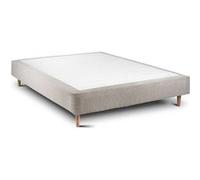Sommier Tapissier Bouclette Beige 160x200 H35cm Beige clair G