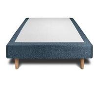 Sommier Tapissier Bouclette Bleu 100x200 H35cm Bleu G