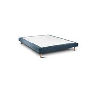 Sommier Tapissier Bouclette Bleu 135x190 H29cm