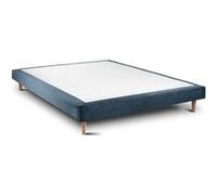 Sommier Tapissier Bouclette Bleu 140x190 H29cm Bleu G