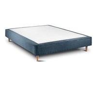 Sommier Tapissier Bouclette Bleu 150x200 H35cm Bleu G