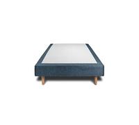 Sommier Tapissier Bouclette Bleu 80x200 H29cm