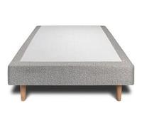 Sommier Tapissier Bouclette Gris 100x200 H29cm Gris G