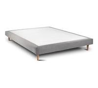 Sommier Tapissier Bouclette Gris 160x200 H29cm Gris G