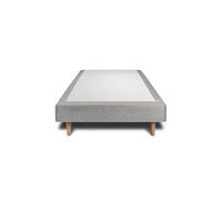 Sommier Tapissier Bouclette Gris 90x200 H29cm