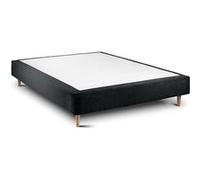 Sommier Tapissier Bouclette Noir 150x190 H35cm Noir G