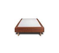 Sommier Tapissier Bouclette Terracotta 100x200 H29cm