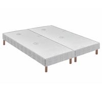 Sommier tapissier bultex confort ferme + pieds 2x90x200