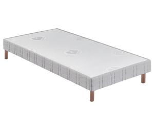 Sommier tapissier bultex confort ferme + pieds 80x190