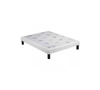 Sommier Tapissier Epeda Confort Ferme Déco 160x200 Blanc