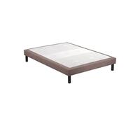 Sommier tapissier Epeda Confort Moelleux 5 Zones 160x190 Blanc G