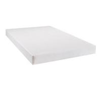 Sommier tapissier CONSTANTINE 140x190 cm - Epaisseur 18 cm - Blanc (pieds non inclus) Blanc G