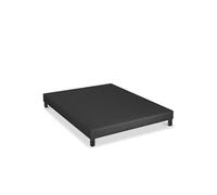 Sommier tapissier CONSTANTINE 80x200 cm - Epaisseur 18 cm - Gris anthracite (pieds non inclus)