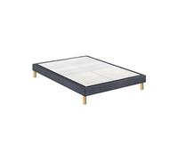 Sommier Tapissier Merinos Crayon Confort Morphologique 3 Zones 160x190 - Double Sommier Gris