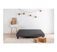Sommier tapissier deko dream 140x190 cm hauteur 12 cm gris G