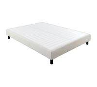 Sommier Tapissier Démontable 140x190cm bouclette crème - TAPIKIT