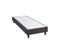 Sommier Tapissier Démontable 90x190cm Anthracite - TAPIKIT -