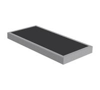 Sommier tapissier - EBAC LITERIE - SR15 - Cobalt - 90x200 cm - H.15 cm - 10 lattes en bois massif Gris