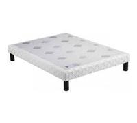 Sommier Tapissier Epeda Confort Ferme Déco 160x200 Blanc