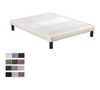 Sommier tapissier epeda confort medium 3 zones 80x190 Blanc, Blanc G