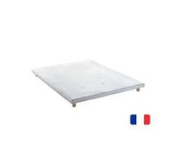 Sommier tapissier extra plat à lattes multiplis 90x190