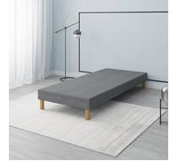 First Sommier 100x200 Tapissier Gris