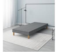 Sommier Tapissier FIRST Gris 120x190 cm