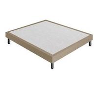 Sommier tapissier GENERIQUE 160x200 cm 2 hauteur 30 cm Beige