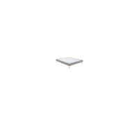 Sommier tapissier gris confort médium 3 zones 90x190