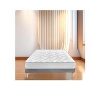 SOMMIER TAPISSIER GRIS70x200x2 (140x200) FABRICATION FRANÇAISE ARTISANALE PIEDS OFFERTS HAUTEUR avec PIEDS 27 cm - som70x200x