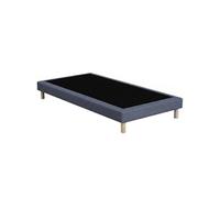 Sommier tapissier id literie 90x190 cm Bleu - Hauteur 26 cm