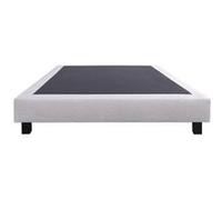 Sommier tapissier luxury literie 160x200 cm 2 hauteur 20 cm Gris G