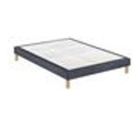 Sommier Tapissier Merinos Crayon Confort Morphologique 3 Zones 200x200 - Double Sommier Gris