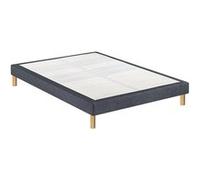 Sommier Tapissier Merinos Crayon Confort Morphologique 3 Zones 160x190 - Double Sommier Gris