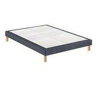 Sommier Tapissier Merinos Crayon Confort Morphologique 3 Zones 200x200 - Double Sommier Gris