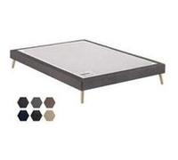Sommier Tapissier Merinos Stylo Confort Ferme 160x190 - Double Sommier Gris