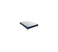 Sommier tapissier Pencil ferme bleu nuit - 80x200