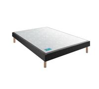 Sommier Merinos PENCIL CONFORT FERME 2 140x190 Gris Anthracite Chiné