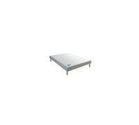 Sommier tapissier Pencil ferme gris clair - 140x200