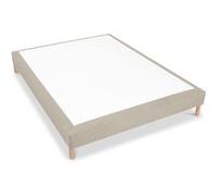 Sommier tapissier SISAL 140x190 cm - Epaisseur 18 cm - Beige (pieds inclus) Beige