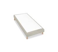 Sommier tapissier SISAL 90x190 cm - Epaisseur 18 cm - Beige (pieds inclus) Beige