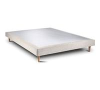 Sommier tapissier sommeil de plomb 135x190 cm 2 hauteur 14 cm Beige clair G