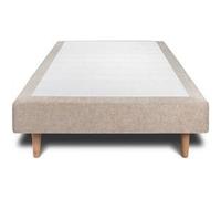 Sommier tapissier sommeil de plomb 80x200 cm 2 hauteur 20 cm Beige brun G