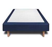 Sommier tapissier sommeil de plomb 90x200 cm 2 hauteur 35 cm Bleu océan G