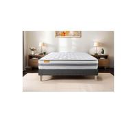 Sommier tapissier structures 160x200 cm relax electrique 2 hauteur 22 cm