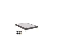 Sommier Tapissier Merinos Stylo Confort Ferme 160x190 - Double Sommier Gris
