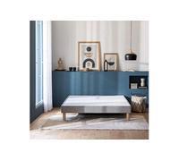 Sommier tapissier Bultex VIGOROSO Confort Ferme 140x190 avec 2 sommiers Blanc