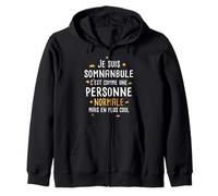 Somnambule Cadeau drôle Humour Fille Femme Sweat à Capuche