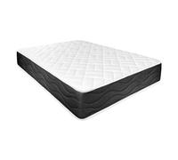 Somnia Descanso Bombay Matelas viscoélastique réversible, Ergonomique, Confort et dureté optimaux, épaisseur 25 cm, Anti-acariens, Anti-bactéries et hypoallergénique, 135 x 180 cm